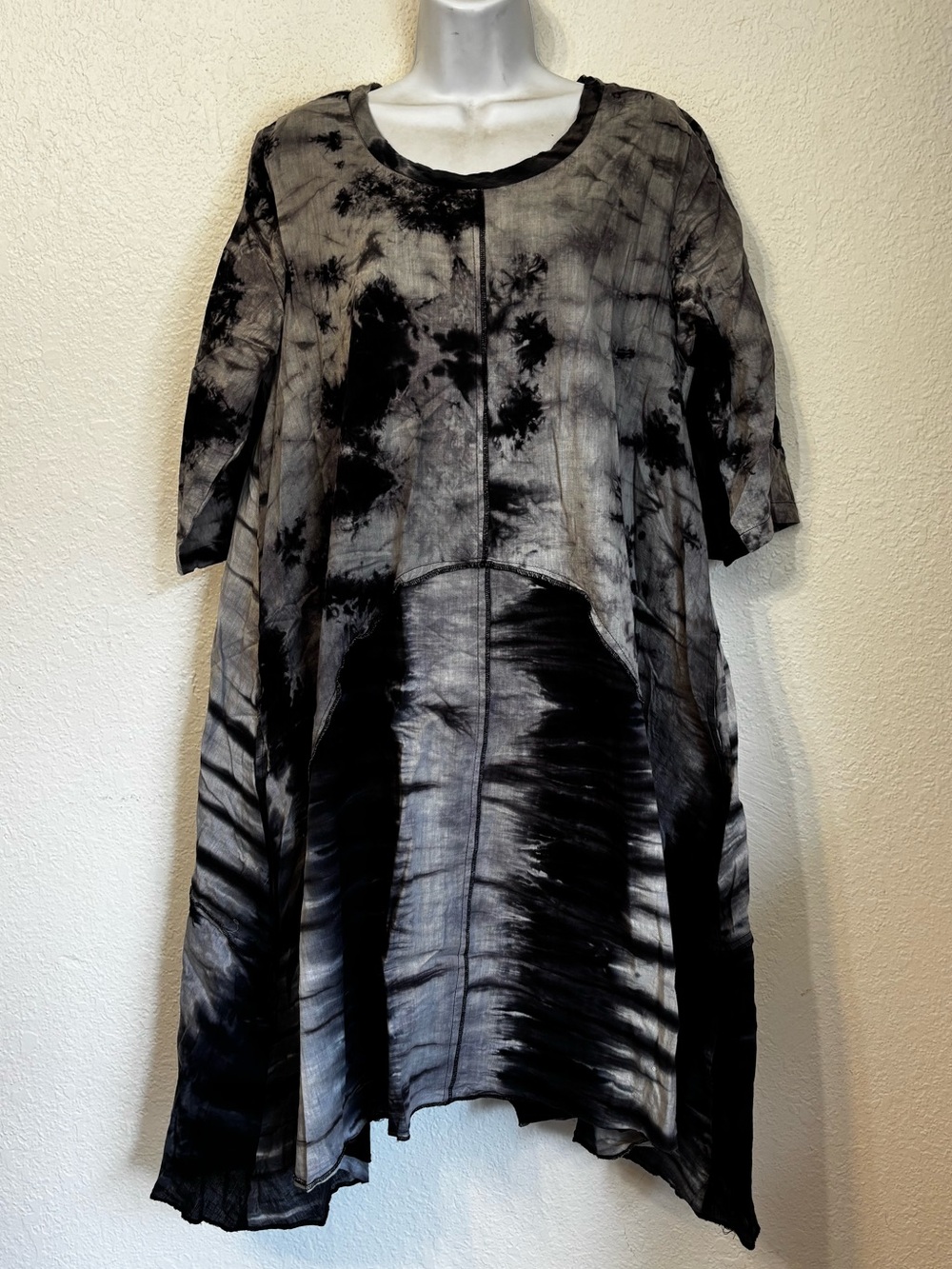 Tulip Lagenlook Tie Dye Tunic Medium